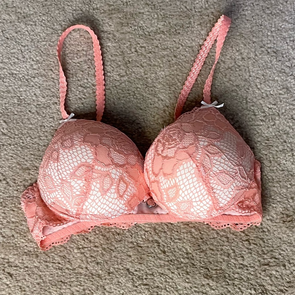 Pink Push Up Bra - 34B